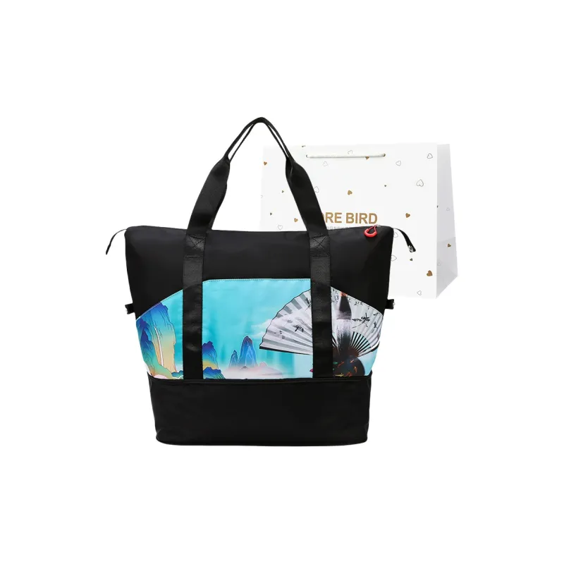CORE BIRD Oxford Tote One Shoulder Handbag Regular Women's Black-12