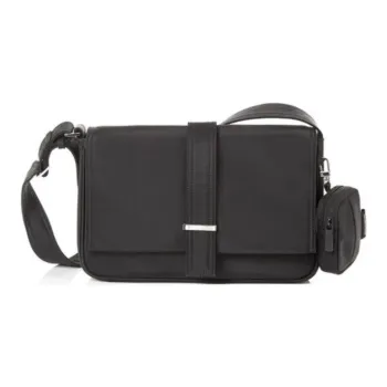 SAMSONITE Nylon With Polyester Shoulder Bag, Crossbody Bag Women's Black