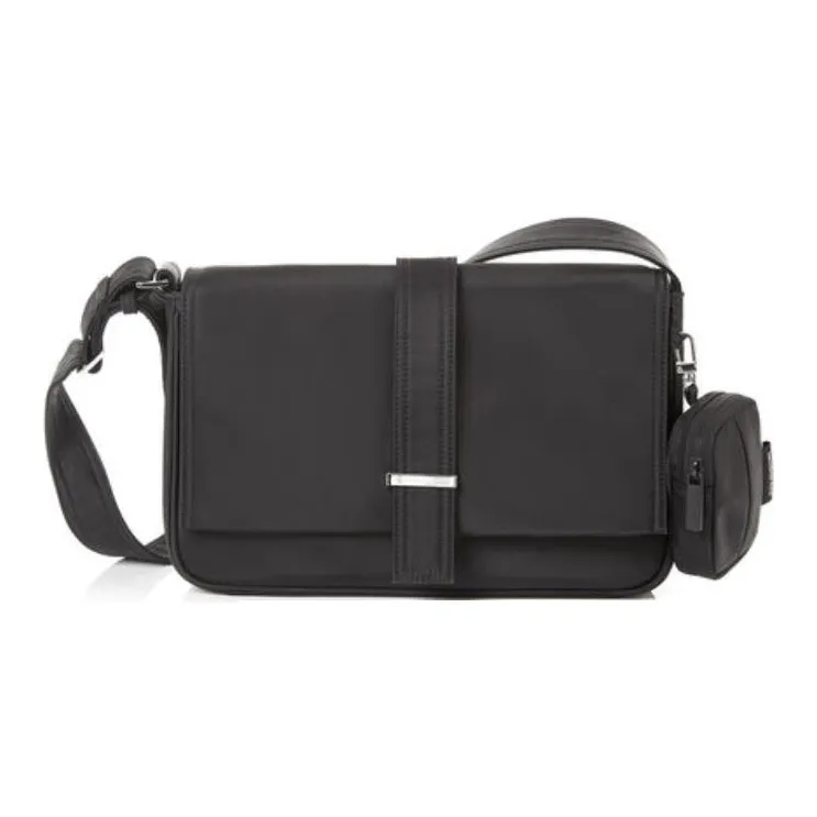 SAMSONITE Nylon With Polyester Shoulder Bag, Crossbody Bag Women's Black-0