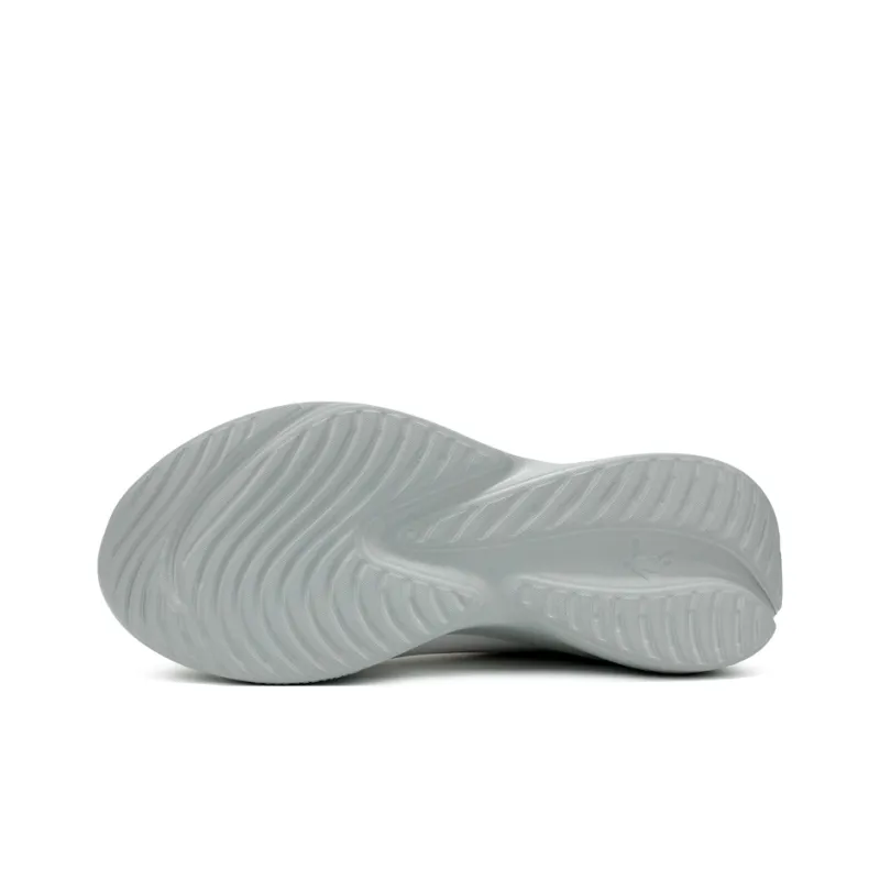 QIAODAN Cushioning, Slip Resistant, And Abrasion Resistant Low Top Running Shoes Men's White Gray Green-4