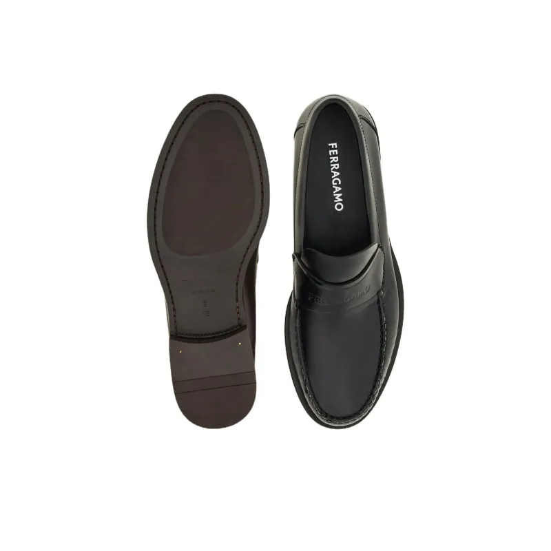 Ferragamo Loafers Unisex Black-4
