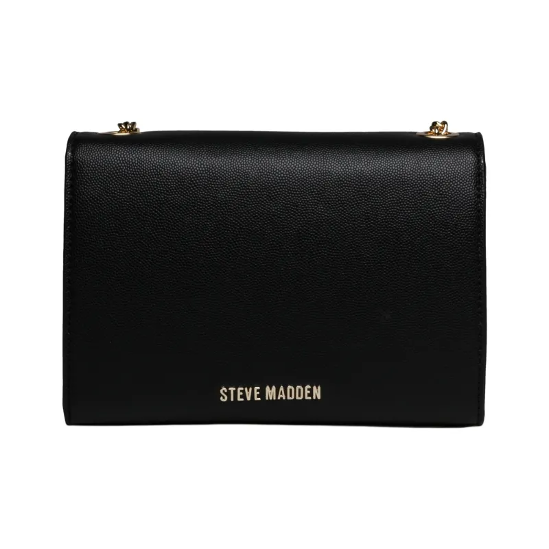 STEVE MADDEN Synthetic Material Shoulder Bag Crossbody Bag Women's Black-3