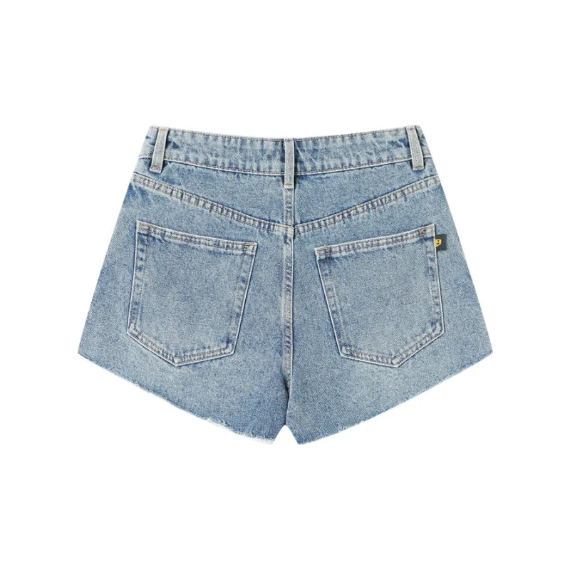 DANGEROUSPEOPLE Denim Shorts Women's-5