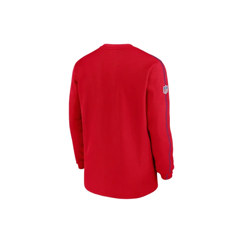 Nike New England Patriots Logo Coach Men's Nike Nfl Long Sleeve Top-1