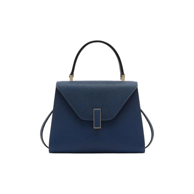 Valextra Iside Calfskin Shoulder Bag, Crossbody Bag, Handbag Mini Women's Sapphire Blue-0