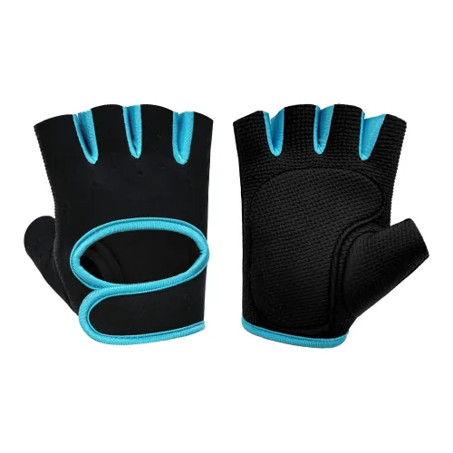 ZUILE Fitness Gloves Protective Wear-Resistant Palm Protection Slip-Resistant Breathable Sky Blue
