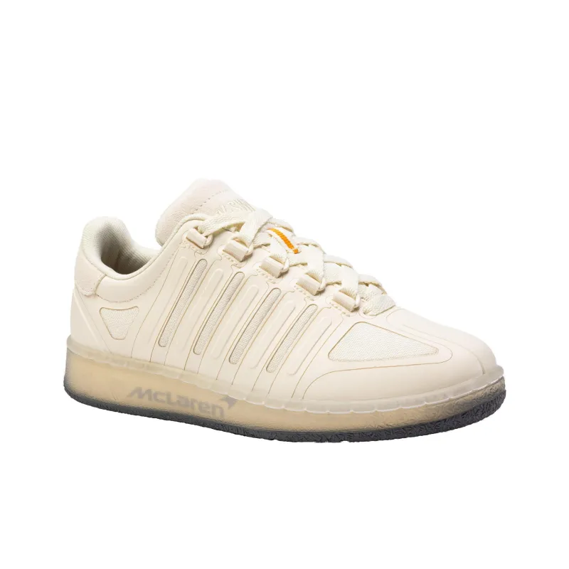 KSWISS Classic VN STC Anti Slip Wear Resistant Mid Top Skateboard Shoes Women's Antique White-2