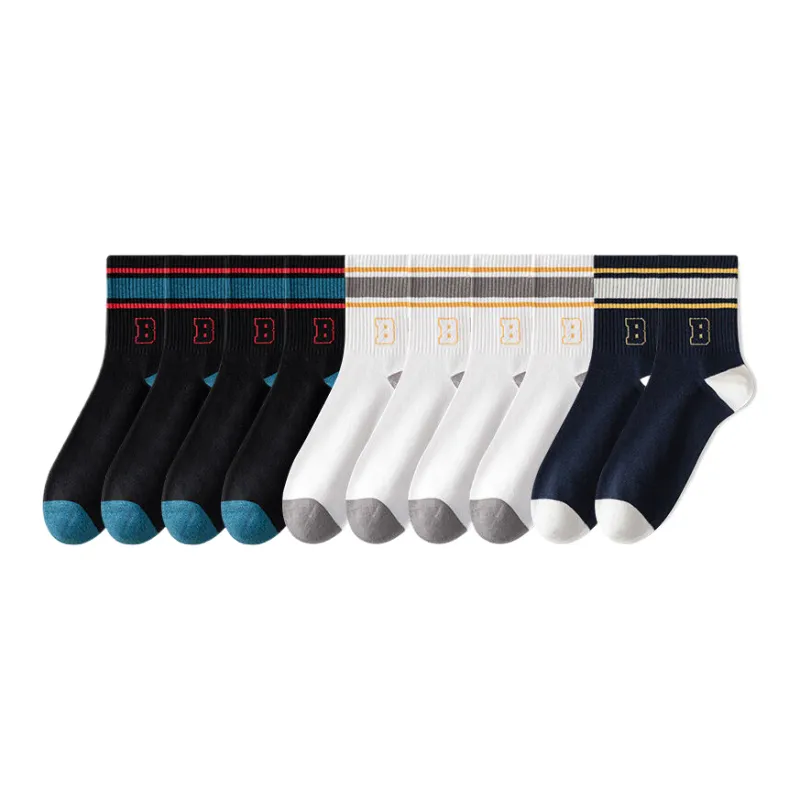 Lan Miao Mid Calf Socks Men's 10 Pack-8