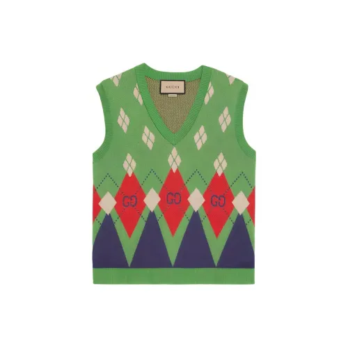 GUCCI Tank Tops Men Green