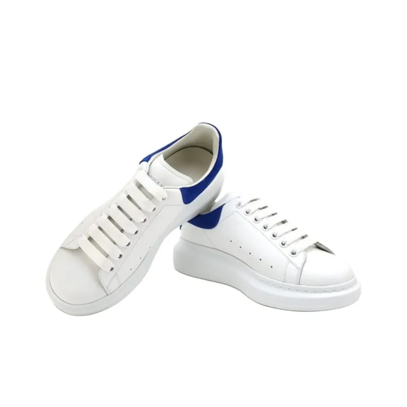 Alexander McQueen Oversized Sneaker Low-Top Casual Shoes Men's White Blue-3