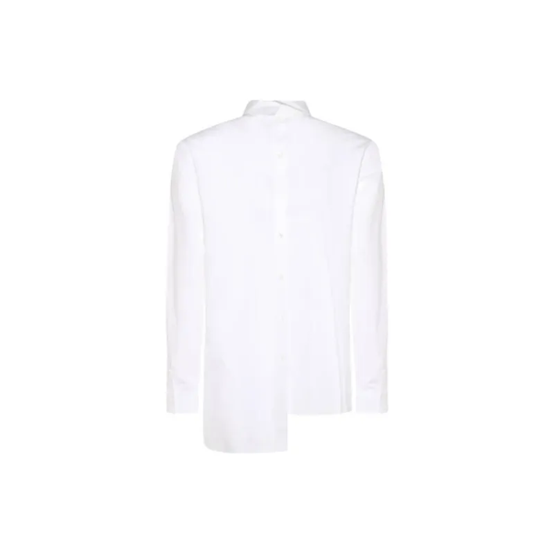 Lanvin Buttoned Asymmetric Long Sleeved Shirt-1