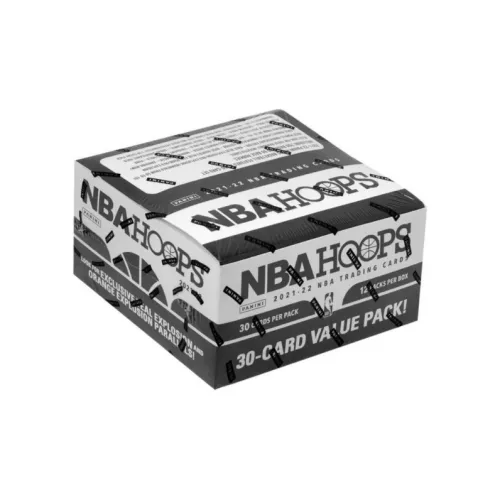 PANINI NBA Basketball Card 2021 22 Hoops VALUE Box Fat Pack Sports Cards 1 Box Included