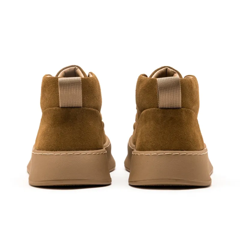 MODENGPAN Men's Casual Shoes Men Mid Top-3