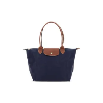 LONGCHAMP Le Pliage Foldover Medium Tote Bag Women's Navy Blue