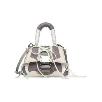 STEVE MADDEN Fabric Blend Synthetic Fiber Shoulder Bag Crossbody Bag Handbag Women's Gray