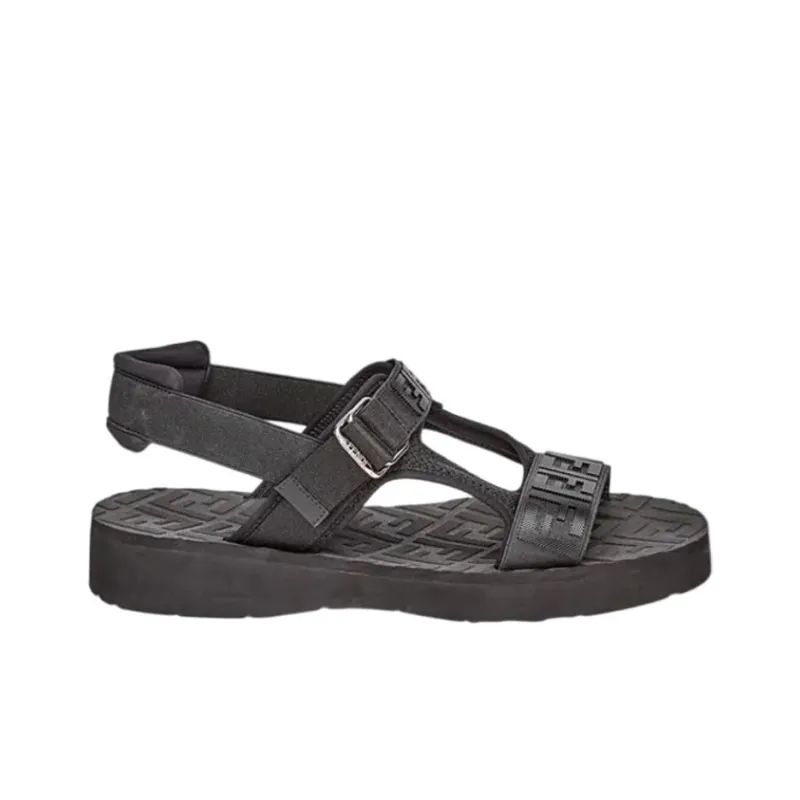FENDI Strap Sandals Men's Black-1