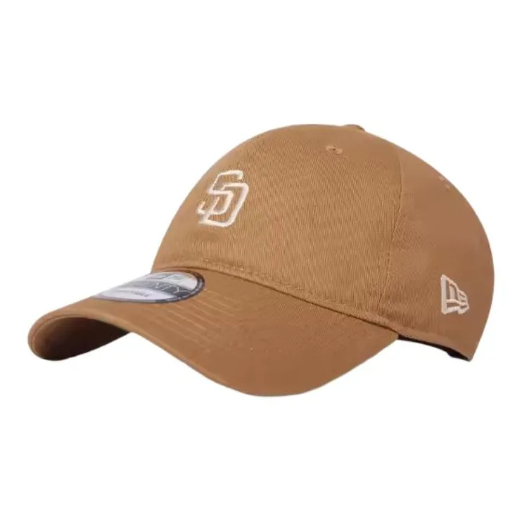 New Era Cotton Baseball Caps Unisex Khaki-0