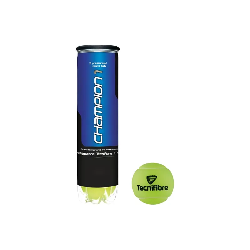TECNIFIBRE Champion One Tennis Balls Rubber Training Ball Sports Yellow-1
