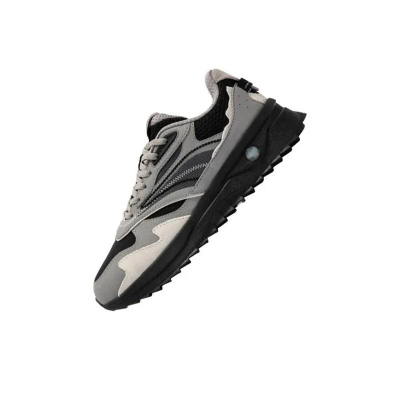 361° Life Collection Anti Slip Wear Resistant Low Top Chunky Sneakers Women's Black Gray-3