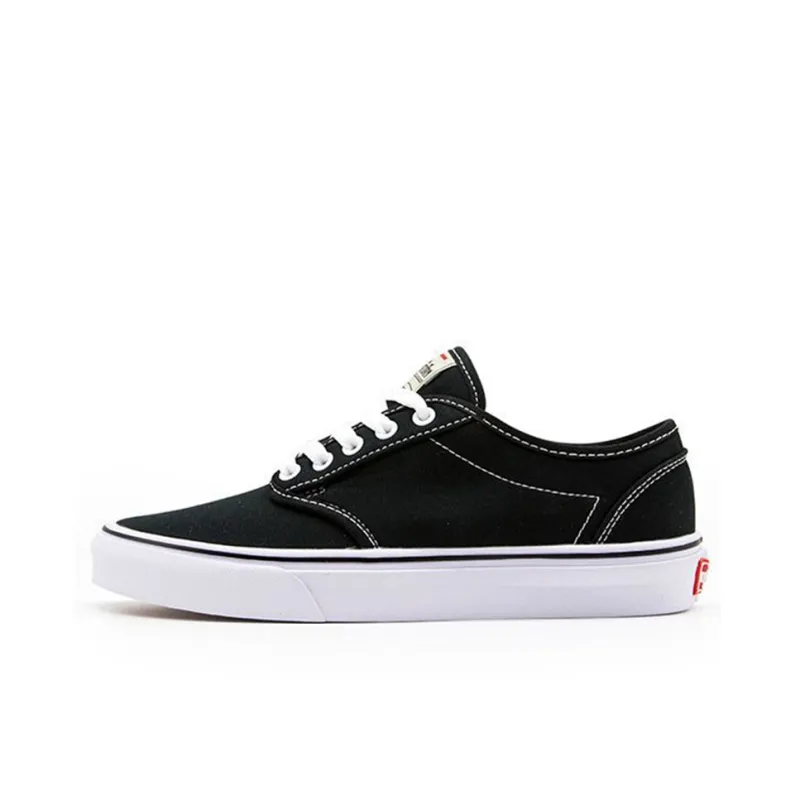 SUPSTORM Canvas Shoes Unisex Low Top Black-0