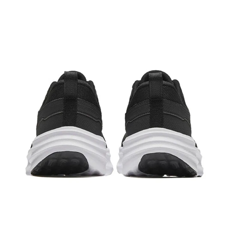Anta Light Cloud Cushioning Lightweight Rebound Low Top Running Shoes Men's Black White-3