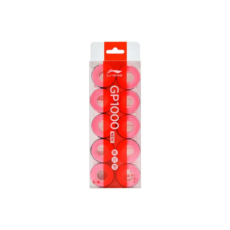 LiNing Badminton Grip Tape PU Badminton Racket Thin 10 Pack-13