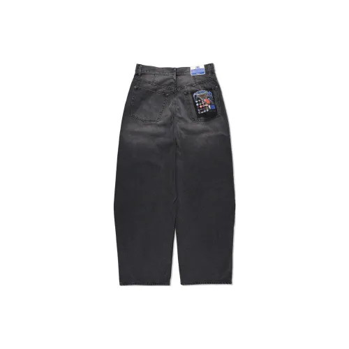 WIND AND SEA NBA Jeans Unisex Black