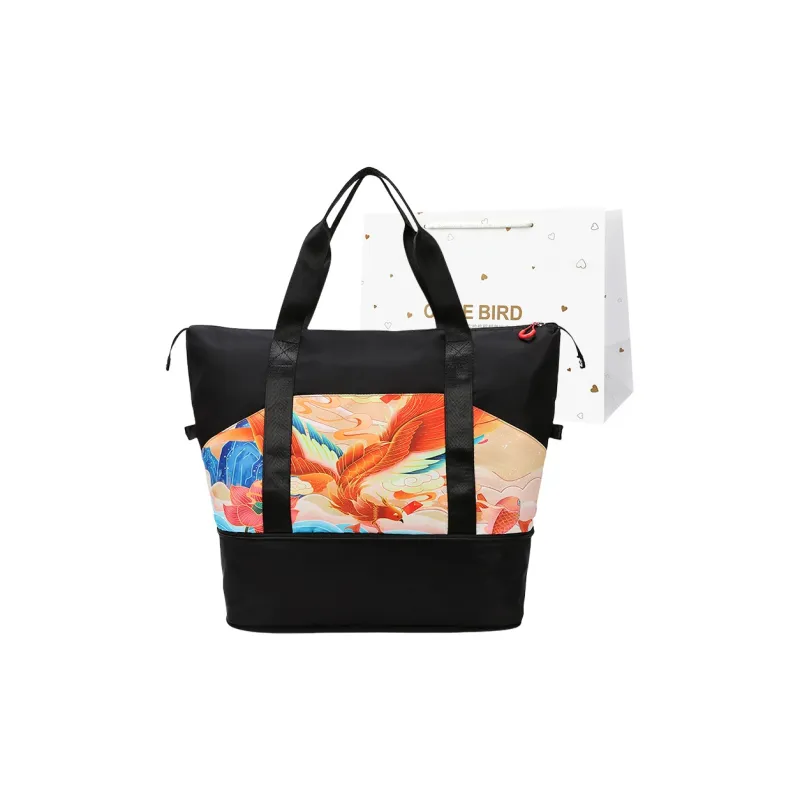 CORE BIRD Oxford Tote One Shoulder Handbag Regular Women's Black-5