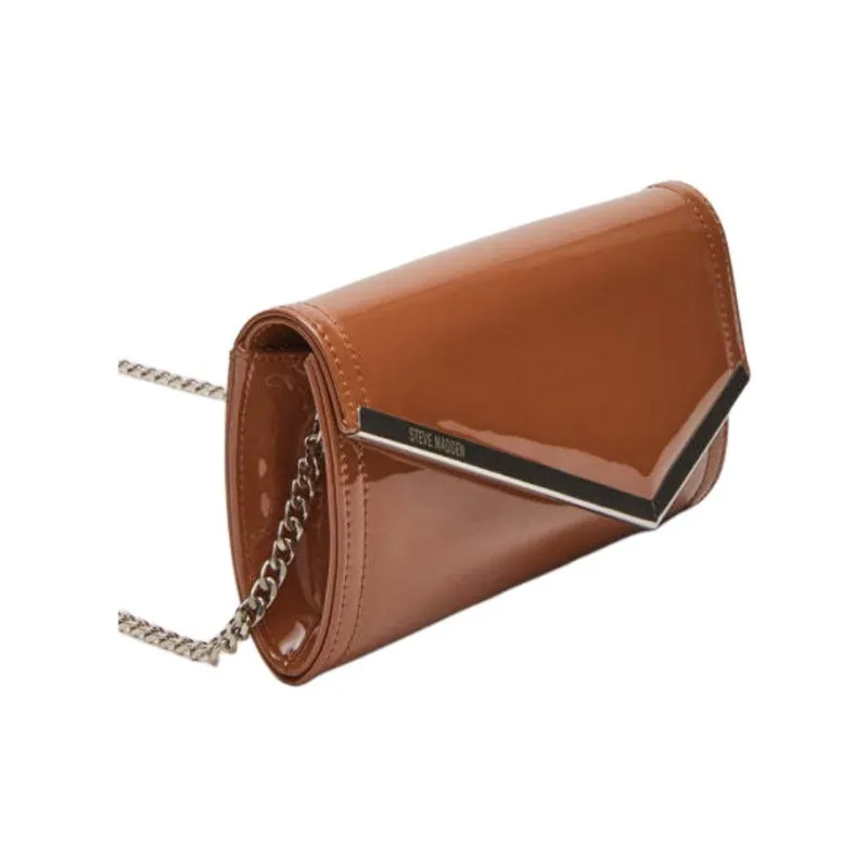 STEVE MADDEN Synthetic Material Clutch Women's Tan-2