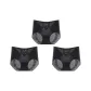 3 Pack (Black+Black+Black)