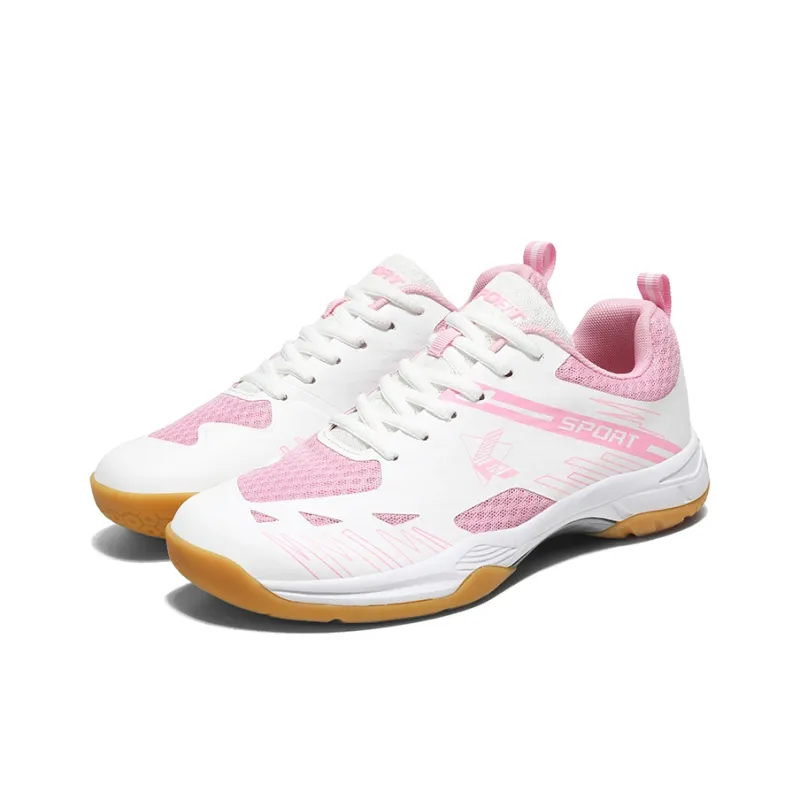 QIUTEXIONG Cushioning, Slip Resistant, Abrasion Resistant, Breathable, Support, Rebound Low Top Badminton Shoes Unisex-8