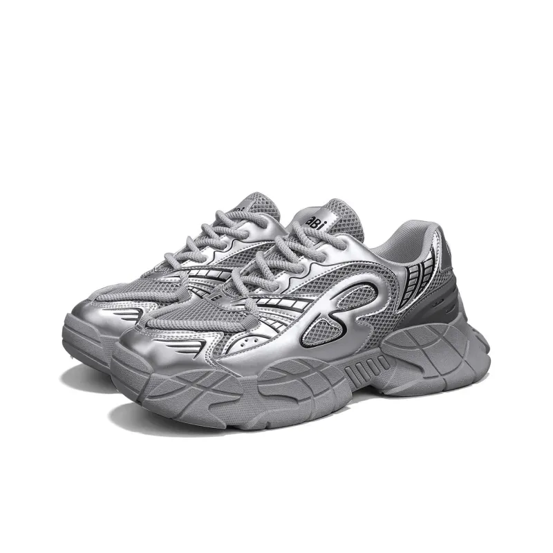 BUFFALO BOUND Anti-Slip And Wear-Resistant Height Increasing Low-Top Chunky Sneakers Men's-2