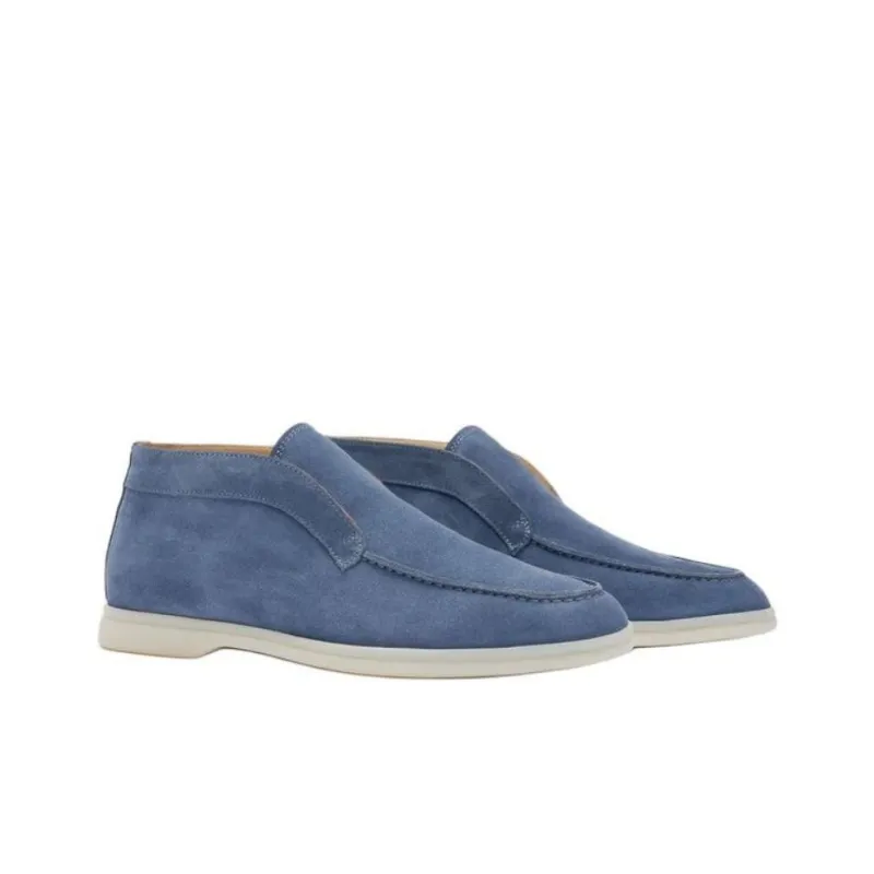 SCAROSSO Leonardo Suede Ankle Boots-2