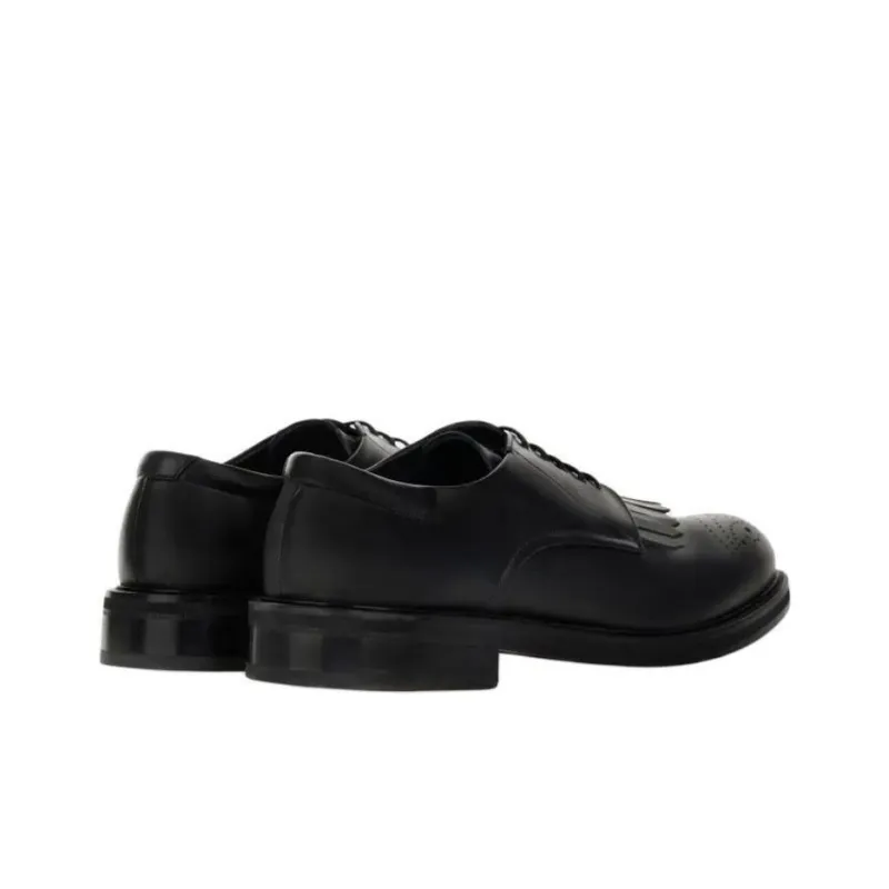 Canali Dress Shoes Men Low-Top Black-3