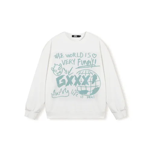 GXXX Sweatshirts Unisex White