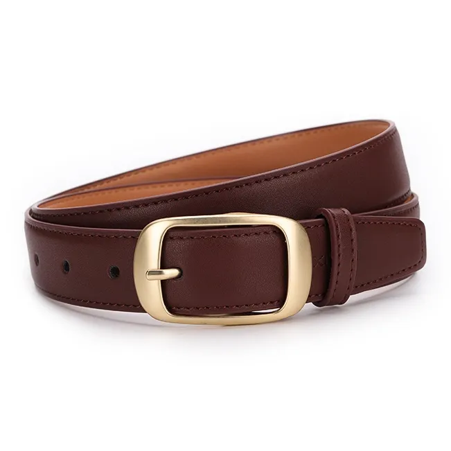 MEXICAN Designer Jeans For The Fashionable Cow Leather Belts Women's Width 2.8CM-1