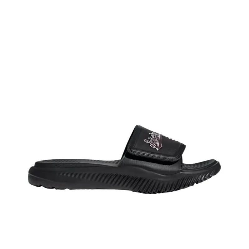 Adidas Alphabounce Slide 2.0 Mississippi State Core Black Team Maroon Cloud White-1