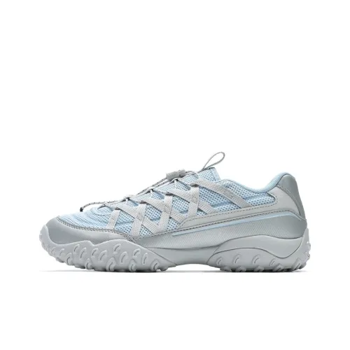 FILA Anti Slip And Wear Resistant Breathable Low Top Chunky Sneakers Women's Silver Gray