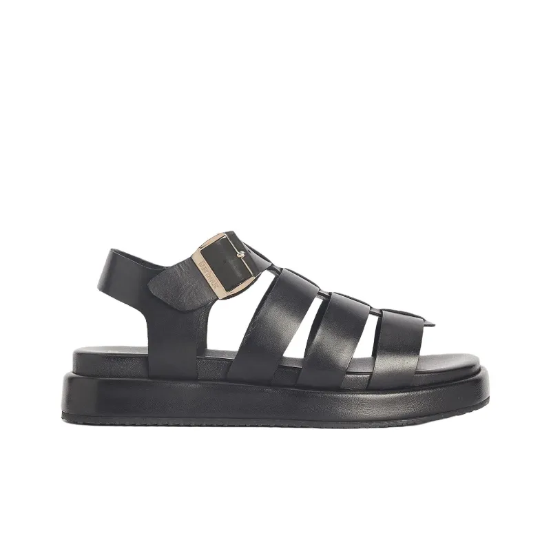 BARBOUR Charlene Roman Sandals Women's Black-1