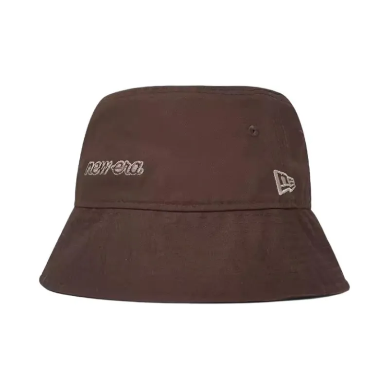 New Era Cotton Bucket Hats Unisex Black Walnut-0