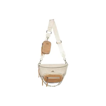 STEVE MADDEN Artificial Leather Shoulder Bag Crossbody Bag Small Size Women's Beige