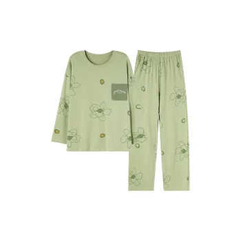 MADALLO Pajama Set Women's Avocado Green