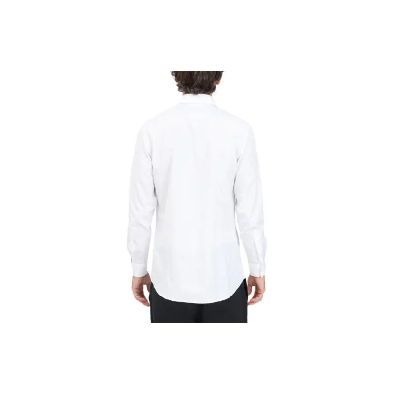 MOSCHINO Teddy Bear patch Cotton Shirt-2