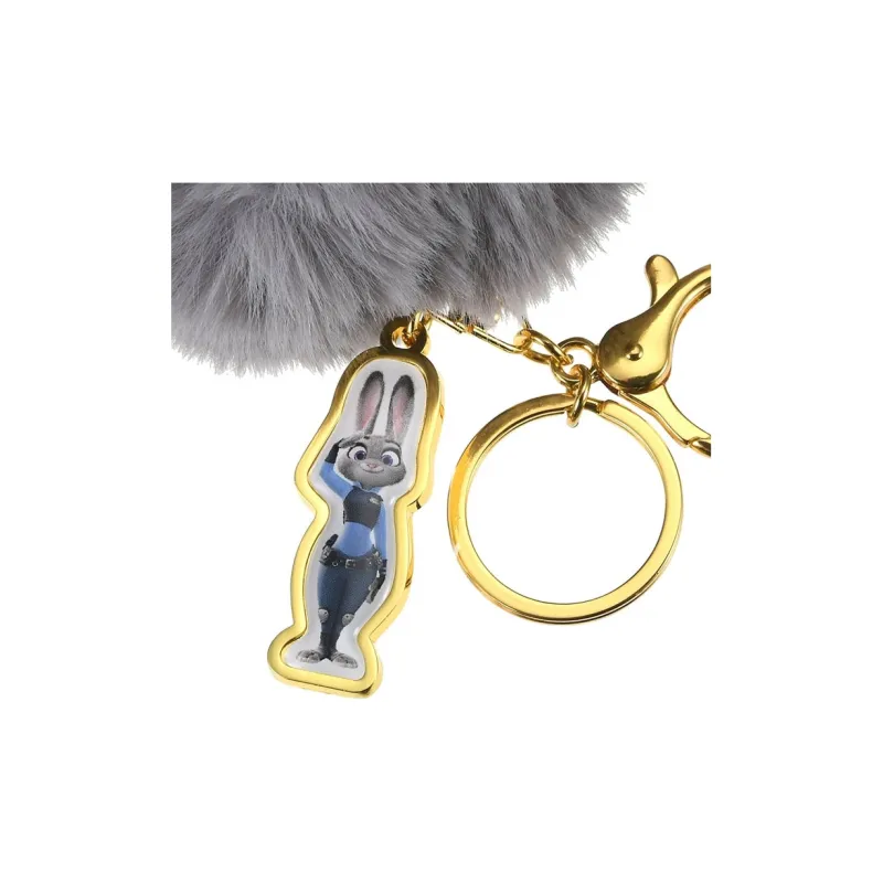 Disney Zootopia Dongdi Judy's Tail Dolls Plush Pendant 6cm High-3