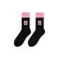 Black Cuff Letter Print