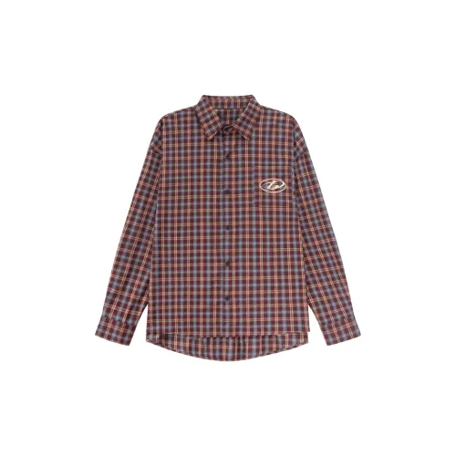 UNIFREE Shirts Women's Red Check