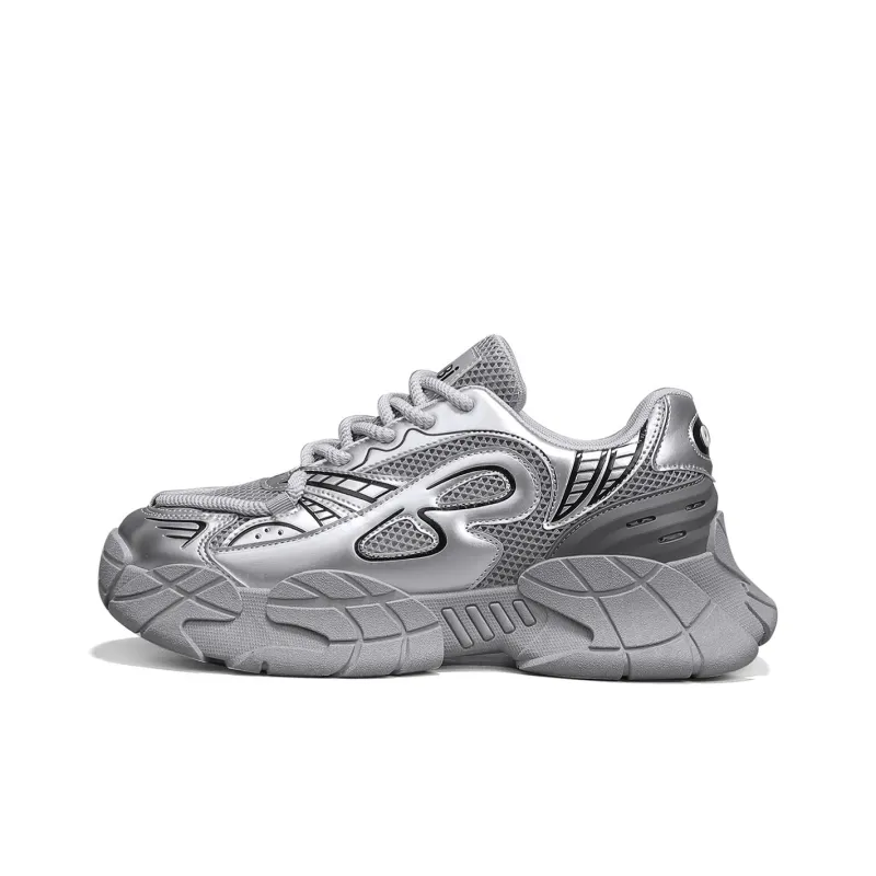 BUFFALO BOUND Anti-Slip And Wear-Resistant Height Increasing Low-Top Chunky Sneakers Men's-0