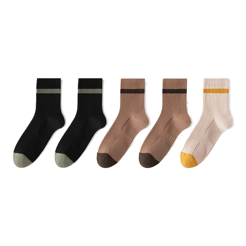Lan Miao Mid Calf Socks Men's 5 Pack-7