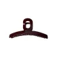 Burgundy Tubas One-Prong Claw Clip