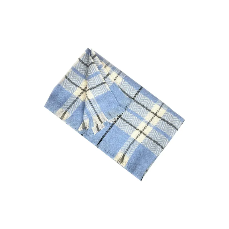 CARTELO Polyester, Faux Cashmere Knit Scarves Unisex-1
